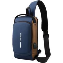 Trendy Stylish Multi-color Sling Bag Gold Accents Adjustable-strap Lightweight for Daily Commute Casual Functial Bag