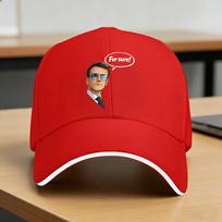 Baseball Cap Funny for Sure Macron Glasses Meme  Hiking Fishing Trucker Hat For FeUnisex Unisex Sun Visor  Design Baseball Caps One Size