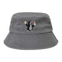 Trendy Mole Krtek Little Maulwurf Cute Cartoon Bucket Hat Unisex Lightweight Outdoor  Fishing Hats Bob Hat One Size