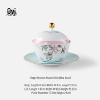 Aowei High Borosilicate Glass Steaming Pot with Lid