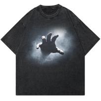 benber vintage Streetwear Dark Magic Palm Printed TShirt S