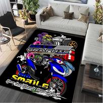 Motorcycle Motorbike Rider Carpet Area Rug Mat Floor Doormat Sofa Entracne Rugs for Living Room Bedroom Playroom Dropshipping 40x60cm