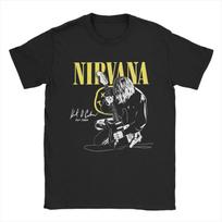 Nirvana Grunge Band Tee Graphic T Shirt Streetwear Vintage Y2K Mens [S-6XL] S