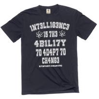 Stephen Hawking Inteligence T-Shirt Science Tee Shirt Professor Hawking Tee 4XL
