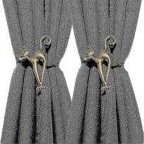 Set Of 2 Creative Magnetic Curtain Tie Backs For Modern Katze Back Curtain, Retro Bronze