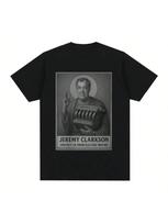 Jeremy Clarkson Protect Us From Electric Motors Top Gear Funny Meme Graphic T-Shirt unisex's Wounisex Casual Cotton Oversized T-Shirts S įvairiaspalvis
