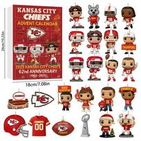 Christmas Blind Box Decor With Travis Kelce Football Theme For Holiday Gifts