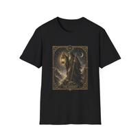 The Hermit Tarot Children's Children's Children's T  Children's T-shirt Moonlit Lantern Gothic Tee 150