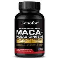 Maca Root (Black,Red,And Yellow) Dietary Supplement, 120 Capsules Per Bottle 120 Capsules