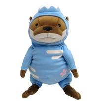 Morisaka Global Local Mochi Otter - Mt. Fuji L Brown 22 x 22 x 33 cm Otter Plush Toy Souvenir Shizuoka Yamanashi Japan Tourist Spot Travel Relaxation