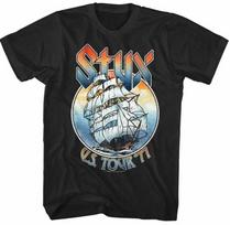 Vintage 70s Styx Ship USA Tour 1977 T-shirt size S-5XL S