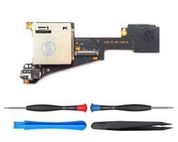 ElecGear Replacement Game and MicroSD Card Reader, Game Card & TF Memory Card Adapter Slot PCB Module for Nintendo Switch OLED Model HEG-001, with