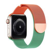 Metal bracelet for Apple Watch 38/40/41/Series11 10 42mm, adjustable magnetic clasp