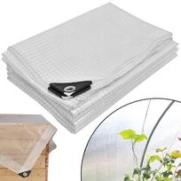 Kotarbau® Tarpaulin Protective Cover Strong Thick Universal Reinforced Reinforced Waterproof Transparent Clear Greenhouse 120 G/M2 4X6 M
