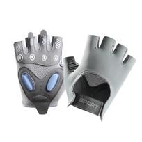 Yoga Ice Silk Half-Finger Fitness Gloves: Anti-Callus, Anti-Slip, Wear-Resistant for Training & Cycling