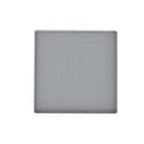 Waterproof Washing Machine Protector Mat Washer and Dryer Top Protector Mat  for Laundry Rooms 60x60cm pilka