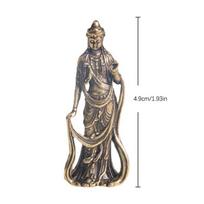 Kolekcinis Antikvarinis Varinis Buda Guanyin Bodhisattva Išskirtinės Mažos Statulėlės Namų Dekoracijos Amatai Papuošalai
