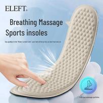 eleft Herbal Anti-Odor Shock-Absorbing Thin Insoles Trimmable (EU 35-40)
