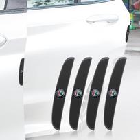 4Pcs Car Anti-collision Strip Silicone Protection Pad For Alfa Romeo Giulietta Mito 159 Giulia Stelvio 156 147 Tonale Disco