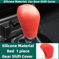 For Hyundai i10 2007~2026 Car Parking Brake Handbrake Sleeve Silicone Anti-Skid Cover Car Gear Shift Knob Head Cover Accessories