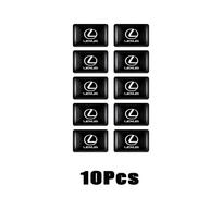 10/20/50Pcs Car 3D Epoxy Steering Wheel Dashboard Decor Badge Interior Sticker For Lexus LS LC IS350 ES300h ES300 IS250 GS350 RX