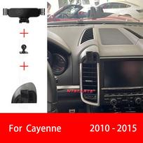 Car Phone Holder GPS Navigation For Porsche Cayenne 9PA 9YB 2010-2017 Adjustable Rotating Phone Holder Base Interior Accessories