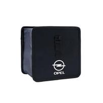 For Opel Corsa Astra H G J Insignia Vectra Zafira Meriva 1pc Car Seat Storage Bag Foldable Trash Garbage Organizer Case Can juoda