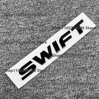 Apply to Suzuki SWIFT Alto SX4 S-CROSS  Vitara  Alivio silvery black rear logo Wordmark Luggage compartment sign Tailbox sign