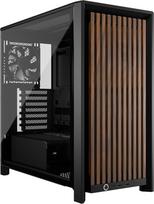 CORSAIR FRAME 4000D WOOD RS Modular High Airflow Mid-Tower PC Case – Beautiful Wooden High Airflow Front Panel, Includes 4 RS120 Fans, InfiniRail