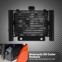 Motorcycle Black Oil Cooler Radiator Water Tank For Harley Touring Road Street Electra Tri Glide Road King FLTRX FLHR 2017-2025 Oil Cooler Radiator