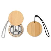 60W Galia Šeši viename Įkrovimo Kabelis Kelioninis Dėklas USB Adapterių Rinkinys Įrenginio Įkrovimas Circle beige