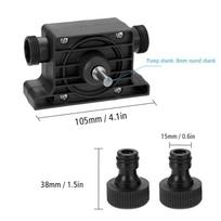 Heavy Duty Self-Priming Hand Electric Drill Water Pump Micro Submersibles Motor Ultra Home Garden Centrifugal Pump New black