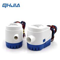 Automatic Boat Submersible Bilge Pump 12V 24V Volt DC Electric Marine Water Pump Small Auto 6500GPH 750GPH 1100GPH With Switch 1100GPH