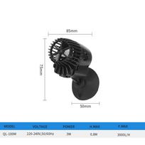 Fish Tank Wave Pump Small Quiet Aeration Surf Pump Aquarium Water Cycle Blow Fish Poop Extractor Wave Machine Flow Pump EU Plug AC220-240V 50 60Hz