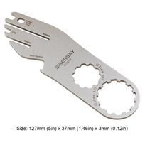 MTB Bicycle Disc Brake Rotor Alignment Truing Tools Mountain Bike Disc Flattening Correction Pedals Wrench Stainless Steel Tool 1PC