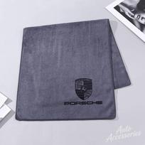 Automobilio stipriai sugeriantis rankšluostis Valymo dulkėms atsparus Džiovinimo šluostė Porsche Panamera Macan 911 718 Taycan Boxster Cayman 918 Lipdukai gray
