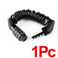 Mountain Bike Helmet Combination Lock Motorcycle Anti Theft Steel Cable Lock Electric Bike Helmet Security 4 Digit Password