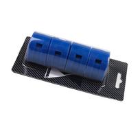 MTB Road Bike Rubber Chain Guard Rear Chainstay Protection Sticker Anti Chain Slap Cover Bicycle Chain Protector Anti Scratch 1Set mėlyna