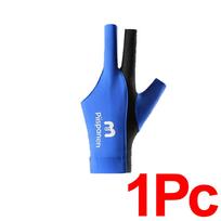 Breathable Professional Billiards Glove Left Hand Three Finger Snooker Non Slip Glove Elasticity Pool Training Accessories Mens M