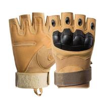 Equipment Accessories Guantes Men'S Gloves Half Finger Mittens Fingerless Gloves Motorcycle Gloves L-Half finger khaki