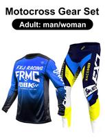 motocross gear set Enduro cross Jersey Pant Kits Racer Gear Set Off-road Mens Kits Women's mountain Downhill Motorcycle MX L-34