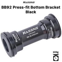 HASSNS MTB BB92 Bottom Bracket Press-fit BB Bicycle Central Movement Mountain Bike Central Hollowtech For Integrated Crankset BB92 Press-fit