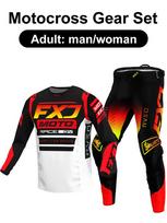 motocross gear set Enduro cross Jersey Pant Kits Racer Gear Set Off-road Mens Kits Women's mountain Downhill Motorcycle MX XL-36