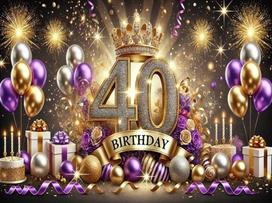 Sparkling Rose Gold Balloon Crown Theme Banner Background Cloth, Birthday Party, Anniversary Decoration Photography Background Vinyl 100X75cm