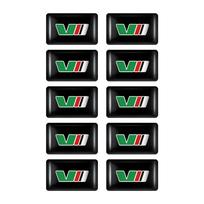 3D Car Emblem Epoxy Sticker Badge Interior Accessory For Skoda Kodiaq Octavia Enyaq Kamiq Scala Rapid Superb Karoq Vision RS A7