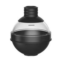 1/4 Pack Ice Ball Mold with Funnel Lid BPA-Free Silicone Ice Hockey Molds Spheres Leak-Proof Easy Release Ice Mold for Whiskey Cocktails Bourbon 1 juoda