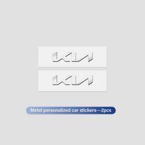 Car Sticker Emblem Badge Metal Sticker Decal Car Accessories For KIA Cerato Soul Venga Forte Spectra Sedona Niro Cadenza
