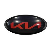 Car Front Hood Emblem Rear Trunk Badge Sticker for KIA K2 K3 K4 K5 KX7 Sportage Picanto Sorento Rio Soul Ceed Forte Accessories 11.4X5.7cm