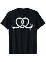 Oktoberfest Pretzel Dachshund Wiener Costume Wounisex Kids unisex T-Shirt S įvairiaspalvis
