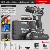 OULAIDE 21V Brushless Cordless Impact Drill CN plug (adapter included)